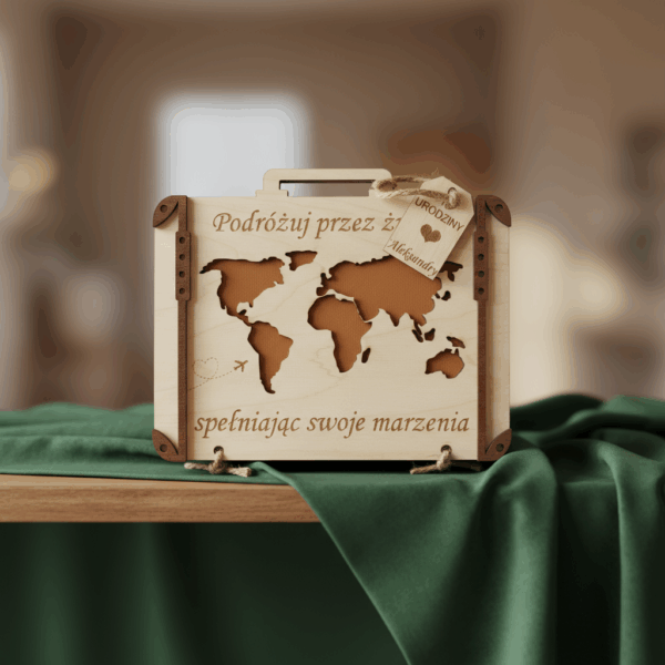 Kartka Na 18 Urodziny Walizka + Koperta